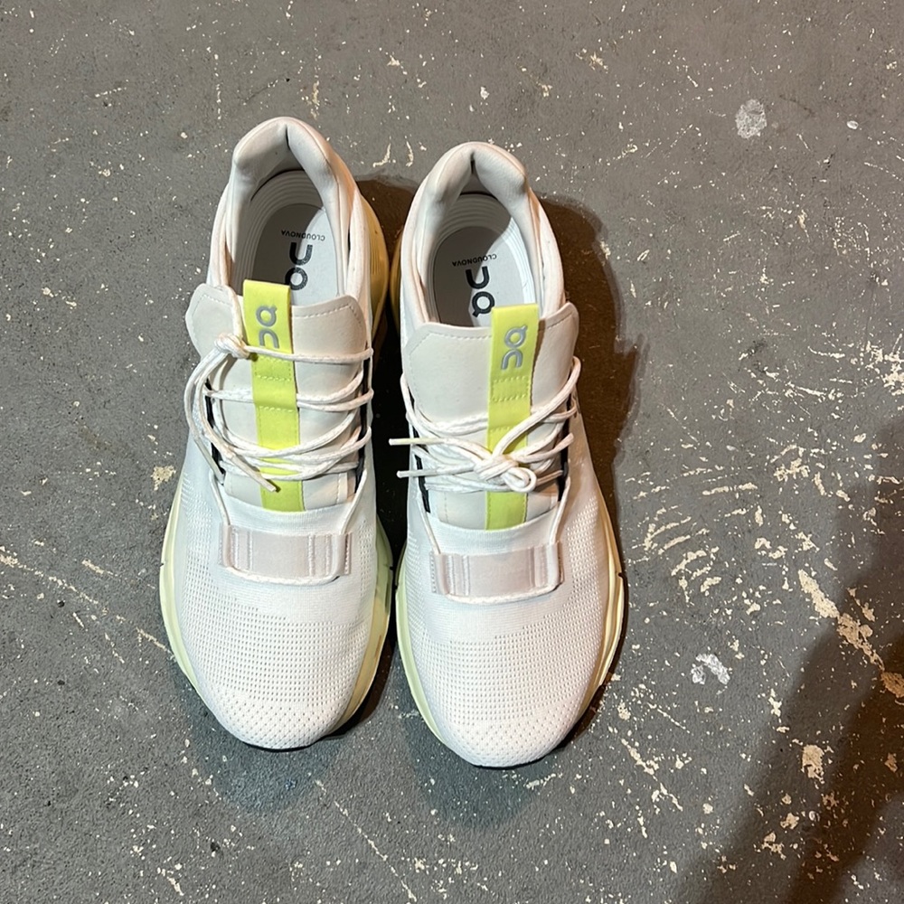 On cloud shoes